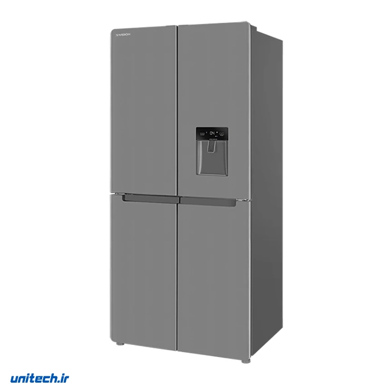 یخچال و فریزر ساید بای ساید 28 فوت ایکس ویژن مدل TF541AWD ASD2